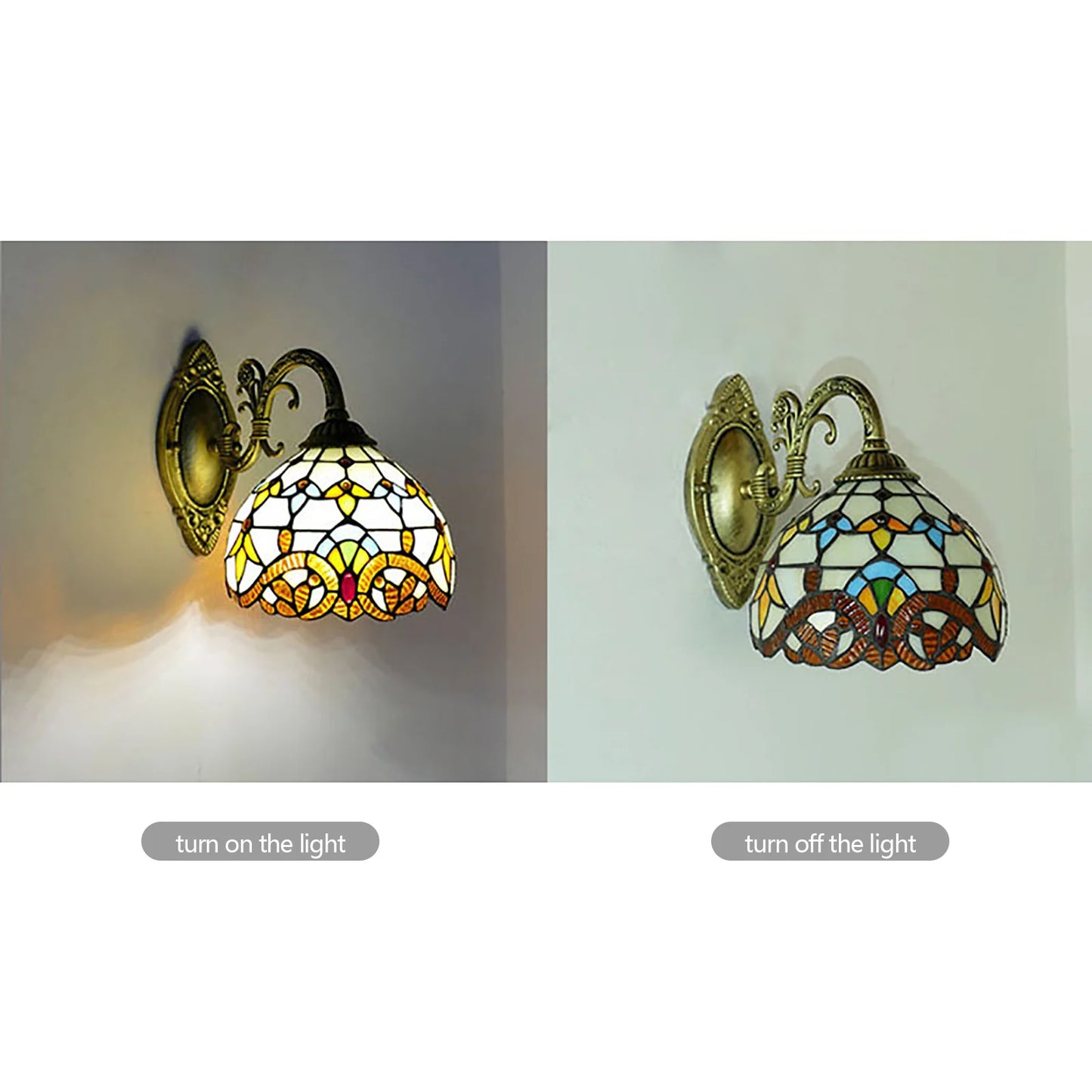 Vintage Style Wall Lamp Dome Light For Living Room