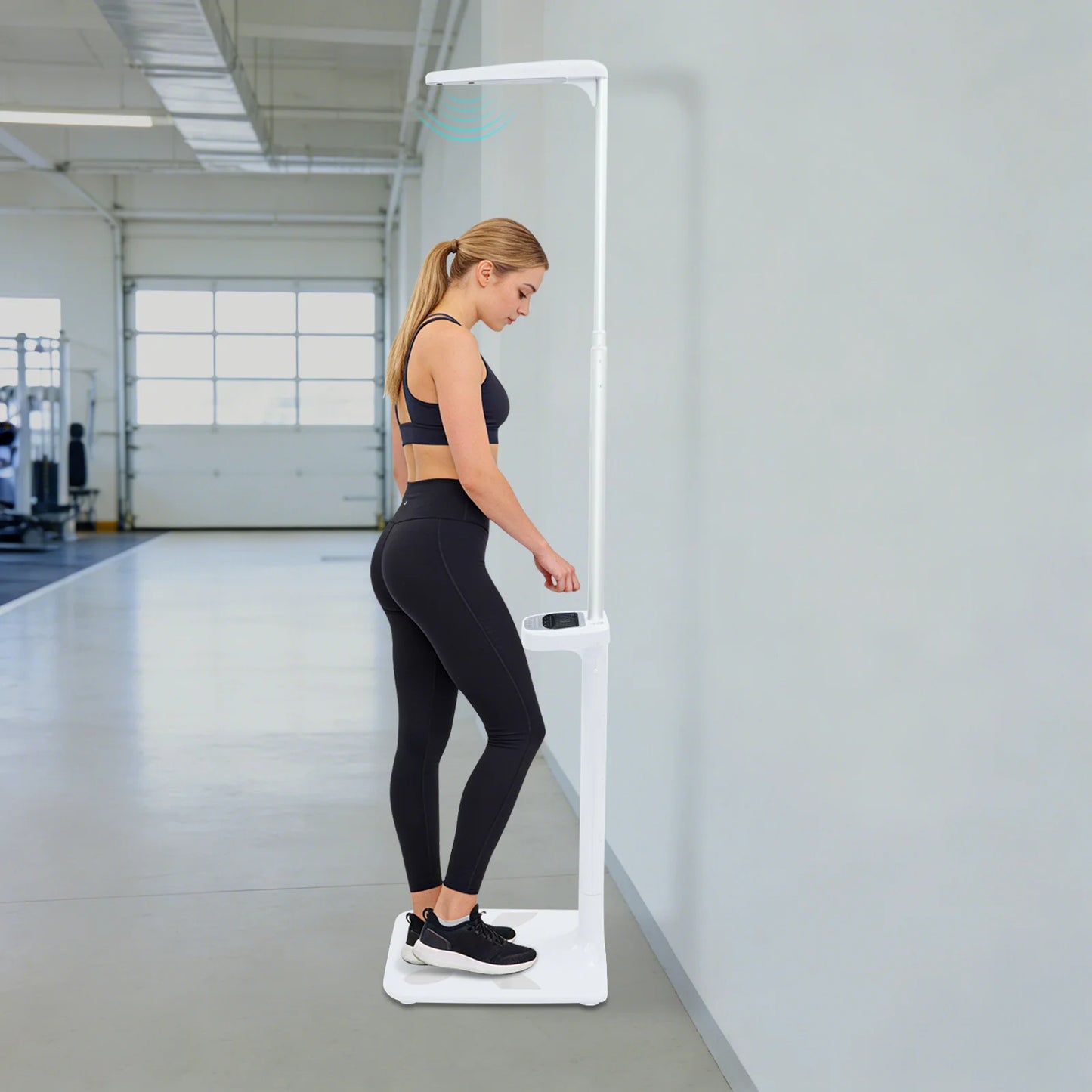 Electronic Height And Weight Scale Ultrasonic BMI Monitor