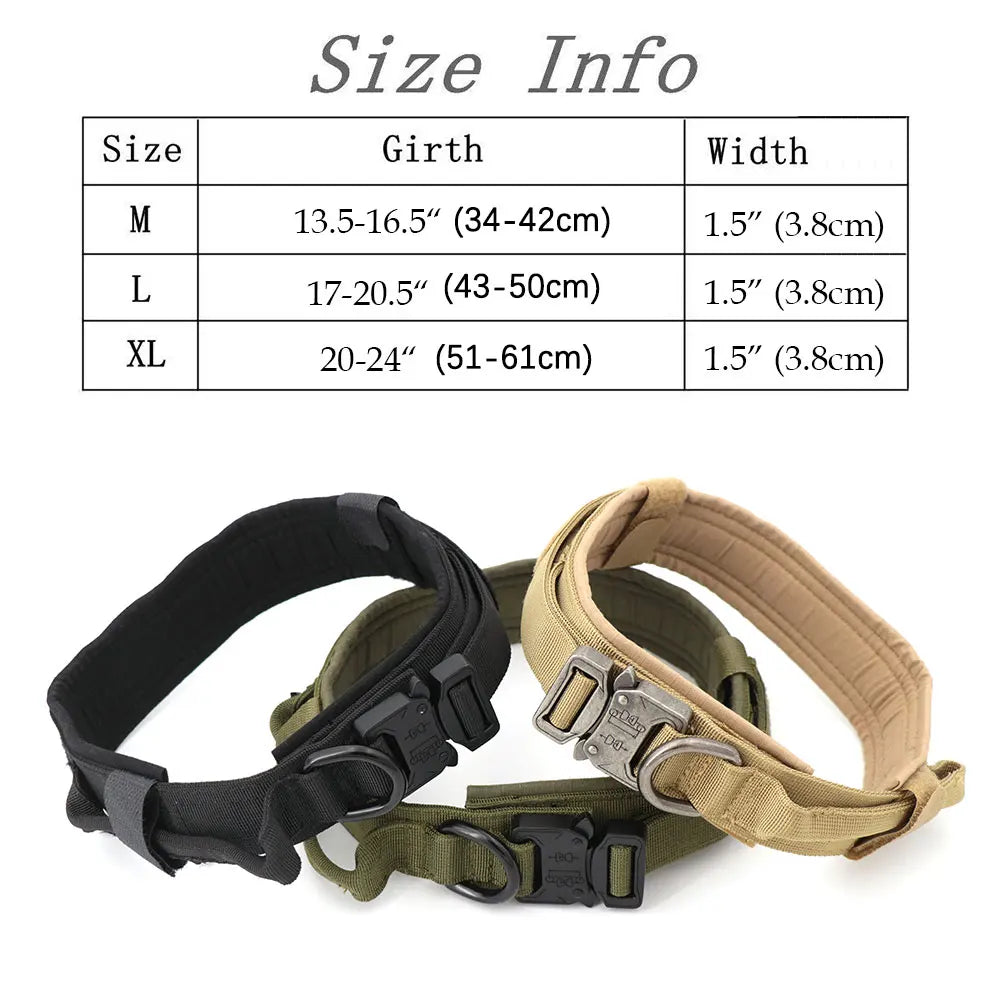 PETRAVEL CN Military Dog Harness Vest Leash Set With Patches
