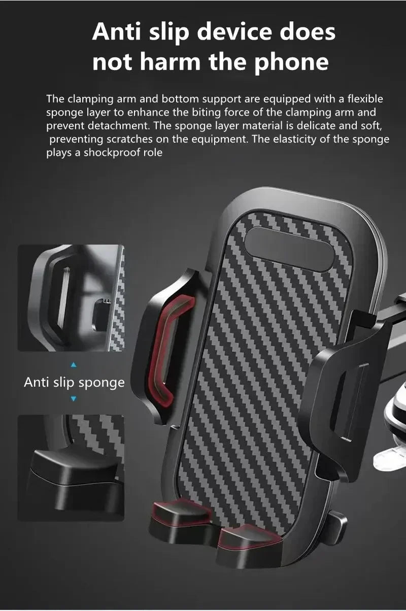 Universal 360 Degree Car Phone Holder With Strong Suction Cup