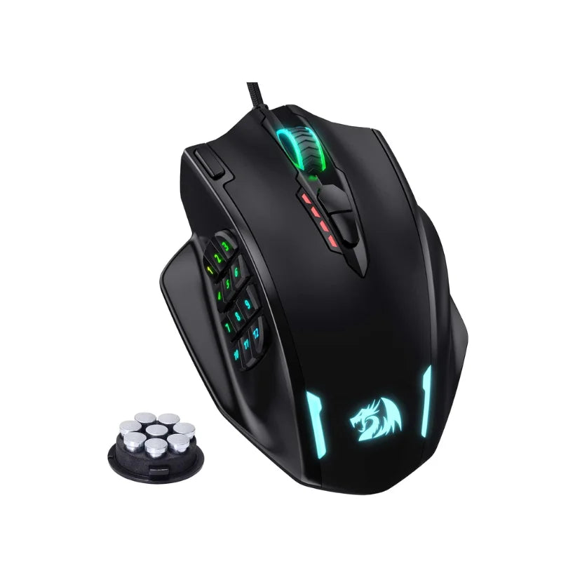 Redragon M908 RGB Backlit Gaming Mouse With 18 Programmable Buttons