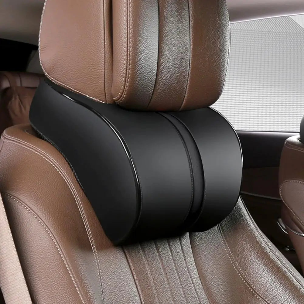 Adjustable Breathable Car Headrest Cushion Memory Cotton Neck Pillow