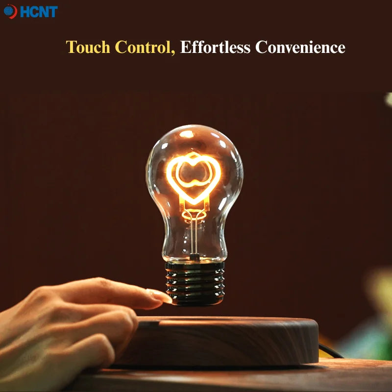 HCNT Levitating Bulb Lamp Magnetic Floating Desk Light