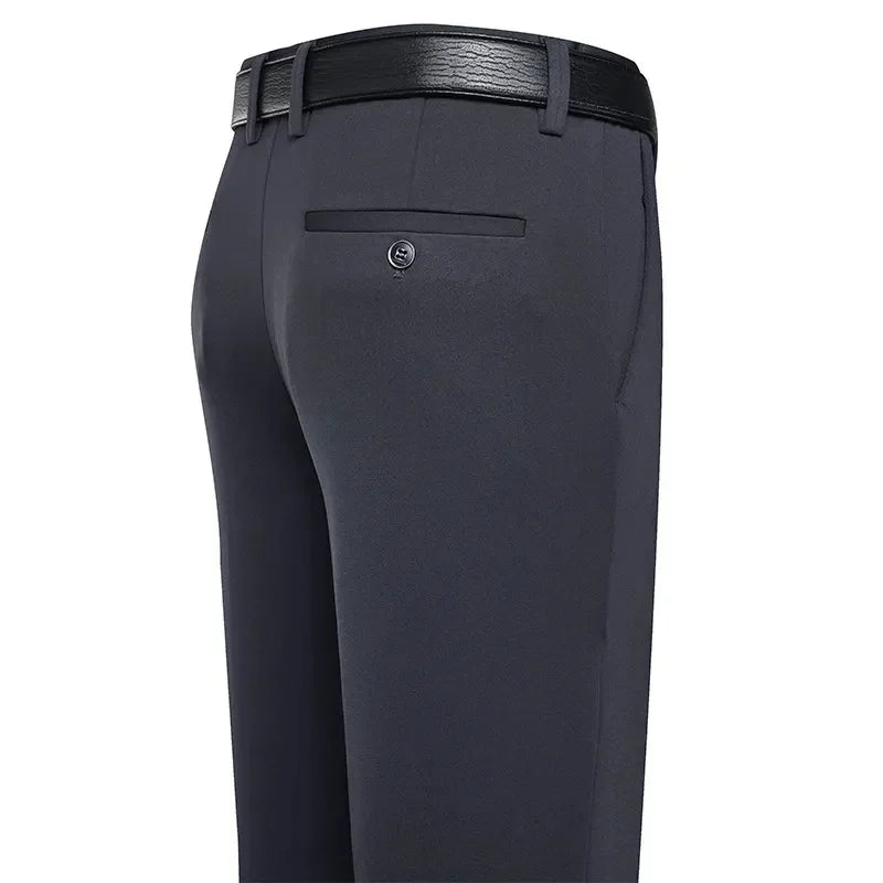 ENWEIGE Men Suit Pants Business Casual Trousers