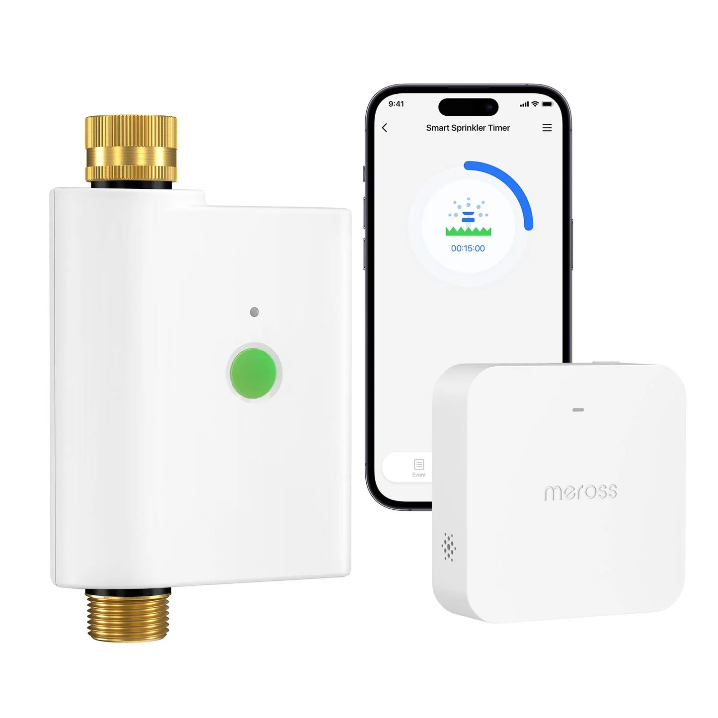 Meross Smart Sprinkler Timer MST100 US Version With Brass Tracking Alerts