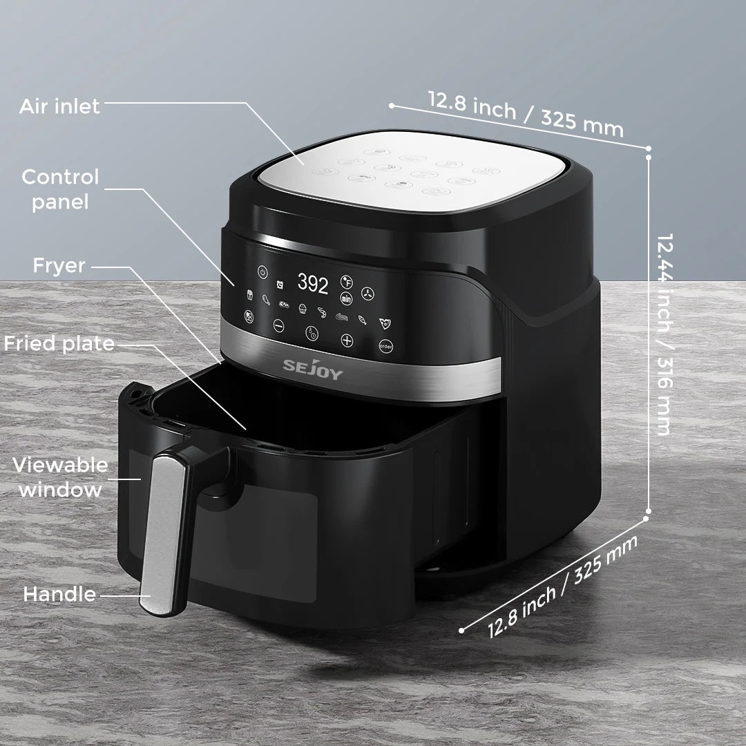 SEJOY 8-In-1 Air Fryer Oven Oilless Cooker For Healthier Meals