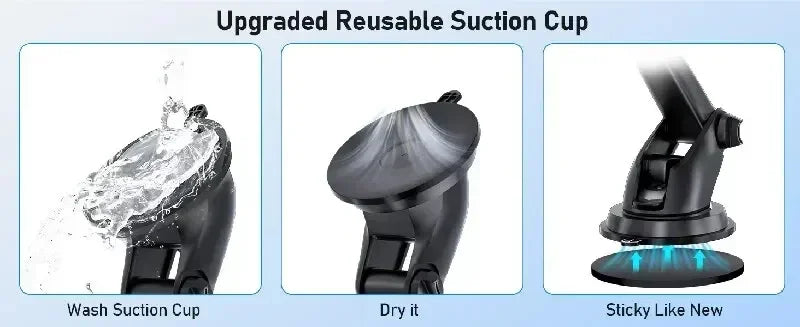 Universal 360 Degree Car Phone Holder With Strong Suction Cup