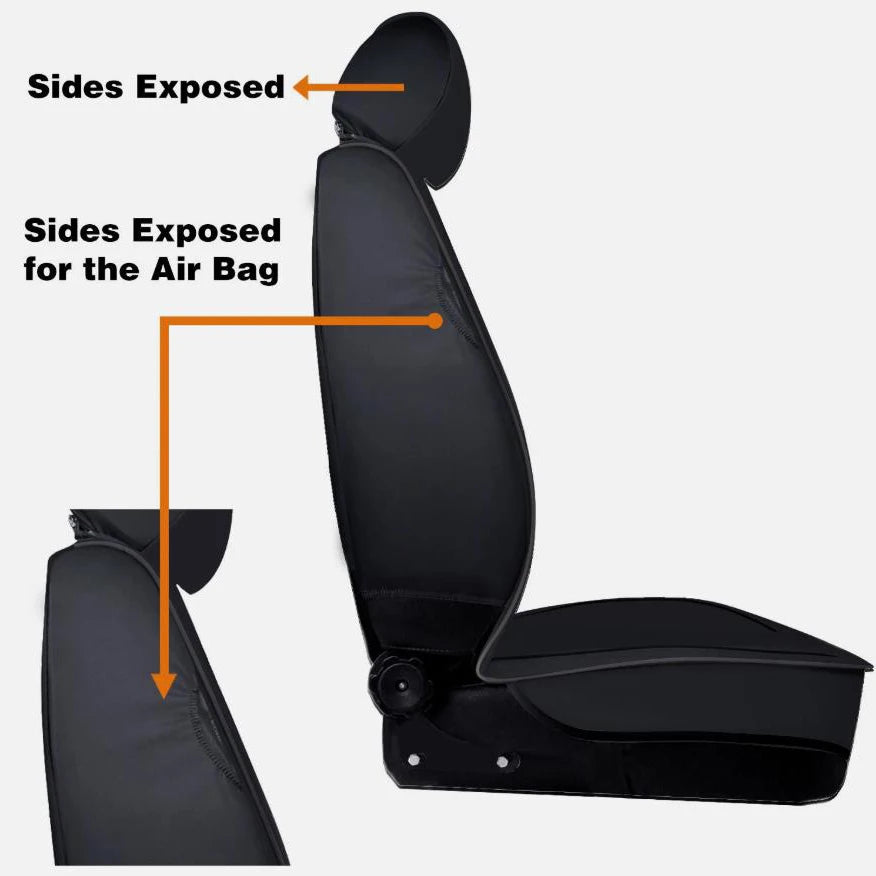 PU Leather Universal Car Seat Cover 5 Seats Waterproof Pad