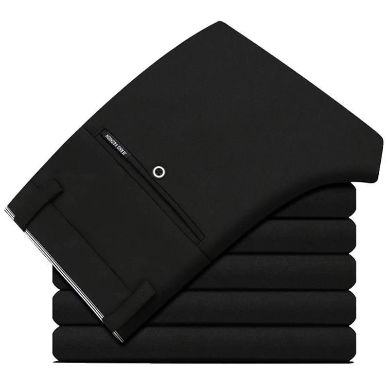GOZBKF Mens Spring Autumn Business Dress Pants For Office