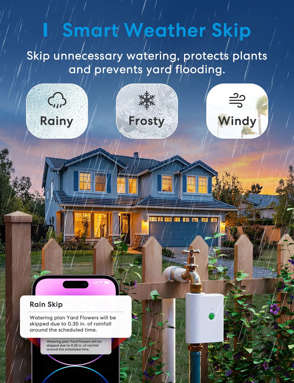 Meross Smart Sprinkler Timer MST100 US Version With Brass Tracking Alerts