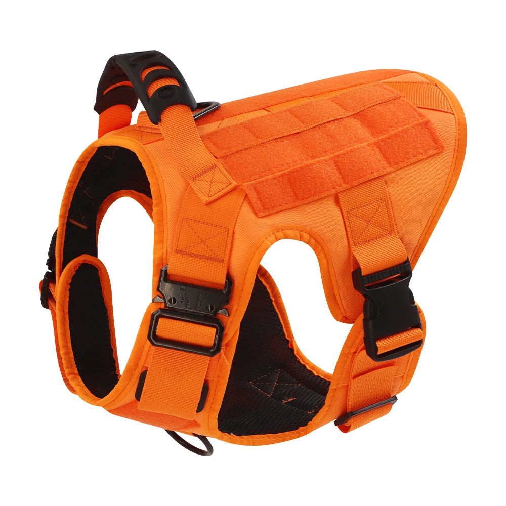 PETRAVEL Dog Harness Tactical Vest Adjustable Padded Nylon