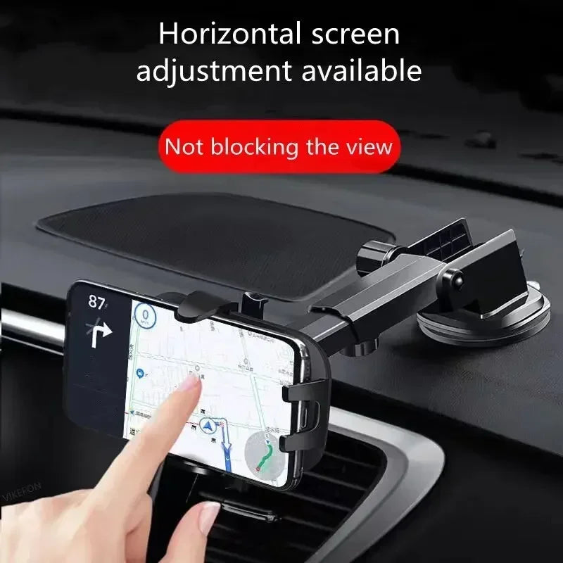 Universal 360 Degree Car Phone Holder With Strong Suction Cup