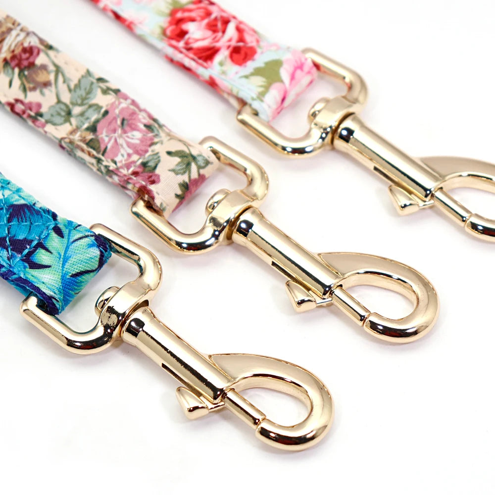 Pet Artist CN Personalized Dog Collar Leash Set Engraved Nameplate