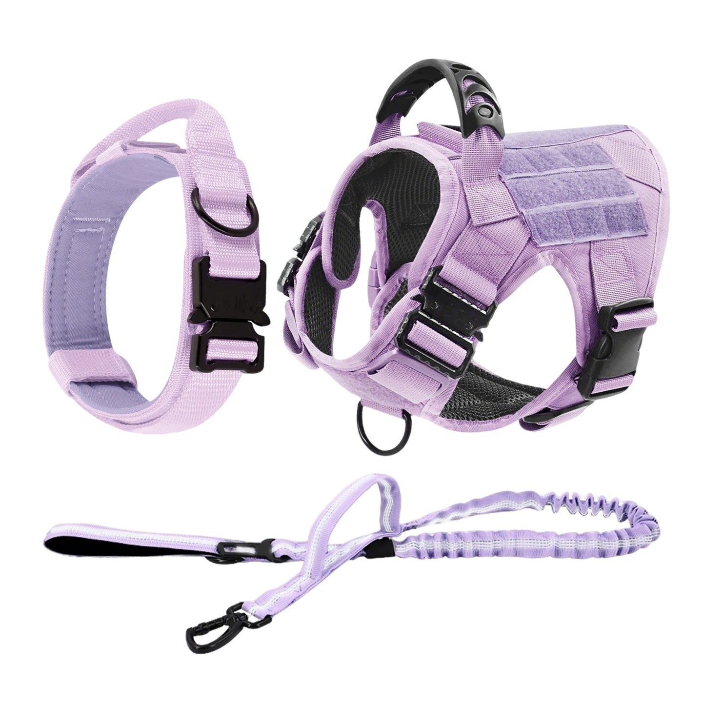 PETRAVEL Dog Harness Tactical Vest Adjustable Padded Nylon