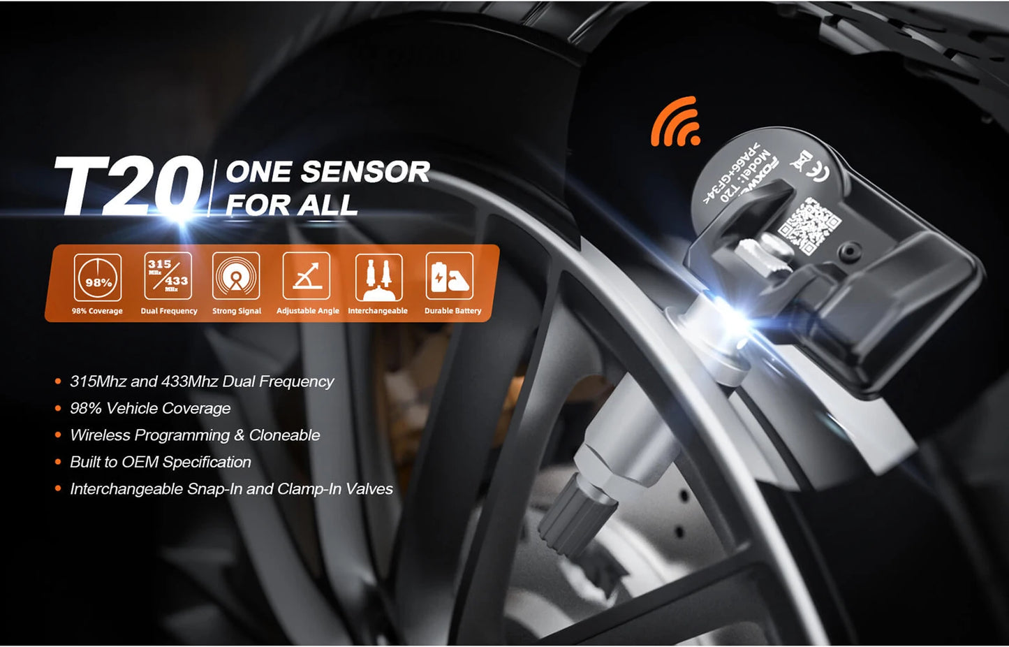 Foxwell T2000 Pro TPMS Relearn Tool For Auto Diagnostics