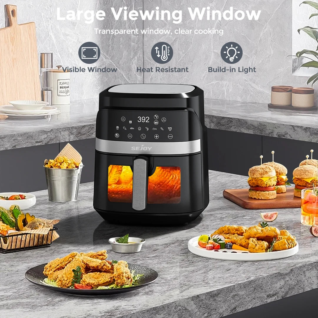 SEJOY 8-In-1 Air Fryer Oven Oilless Cooker For Healthier Meals
