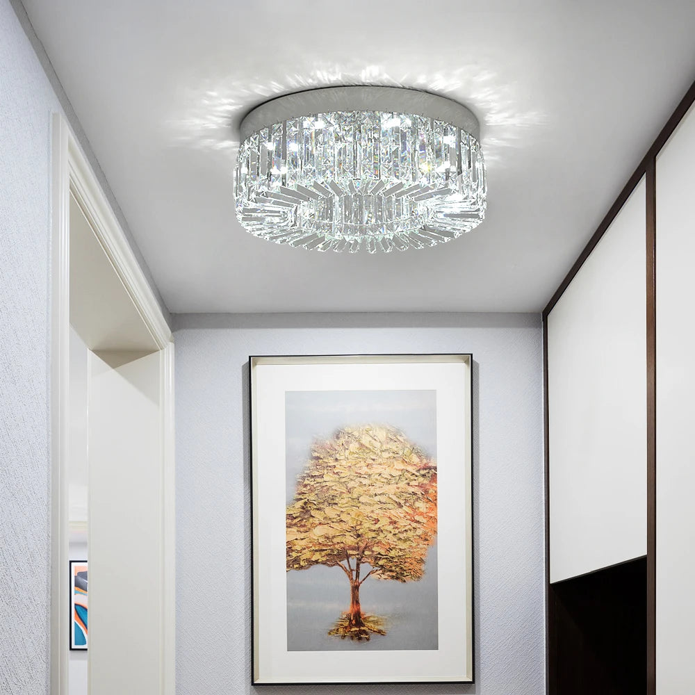 Vetrulus Crystal Ceiling Lamp Modern Chandelier For Living Room