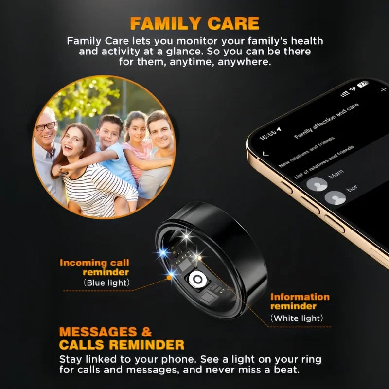 Casatelier Wearable Smart Ring With SpO2 Heart Rate Sleep Tracking