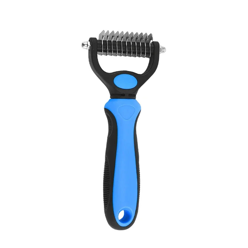 Pet Deshedding Brush For Dogs And Cats Self Cleaning Grooming