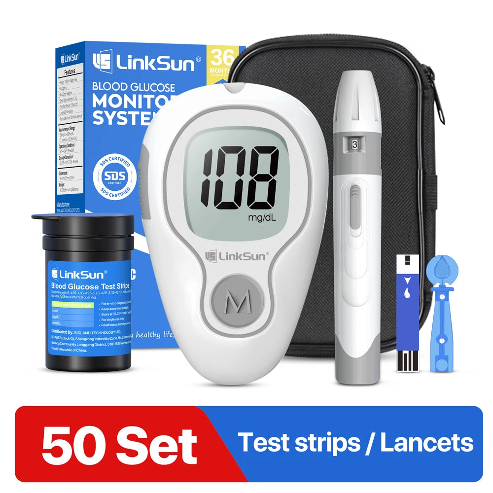 Linksun Blood Glucose Monitor G-425-1 Diabetes Testing Kit