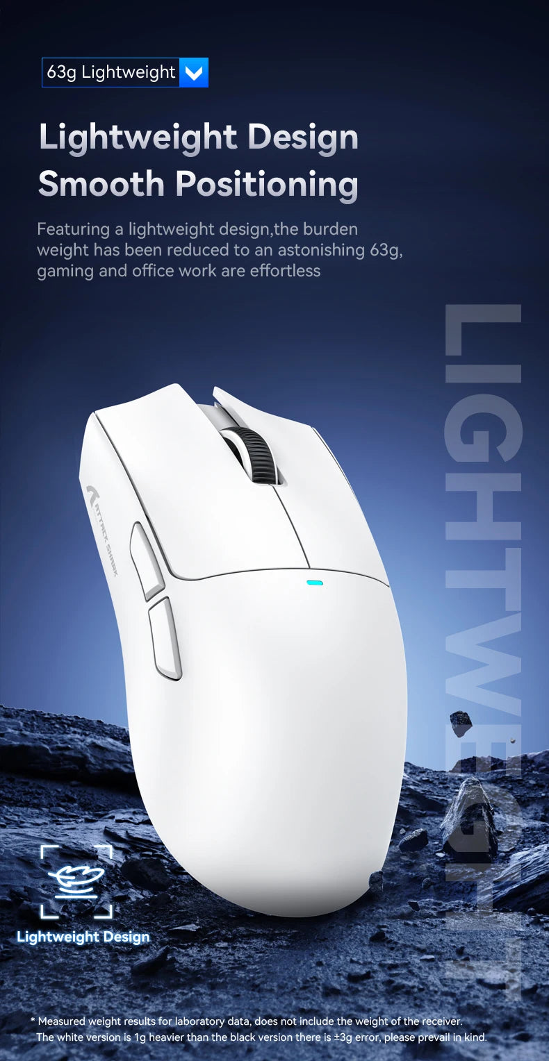 Attack Shark X11 Wireless Gaming Mouse With PAW3311 Sensor