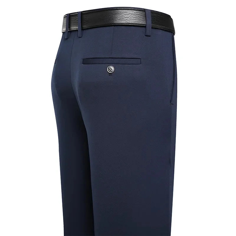 ENWEIGE Men Suit Pants Business Casual Trousers