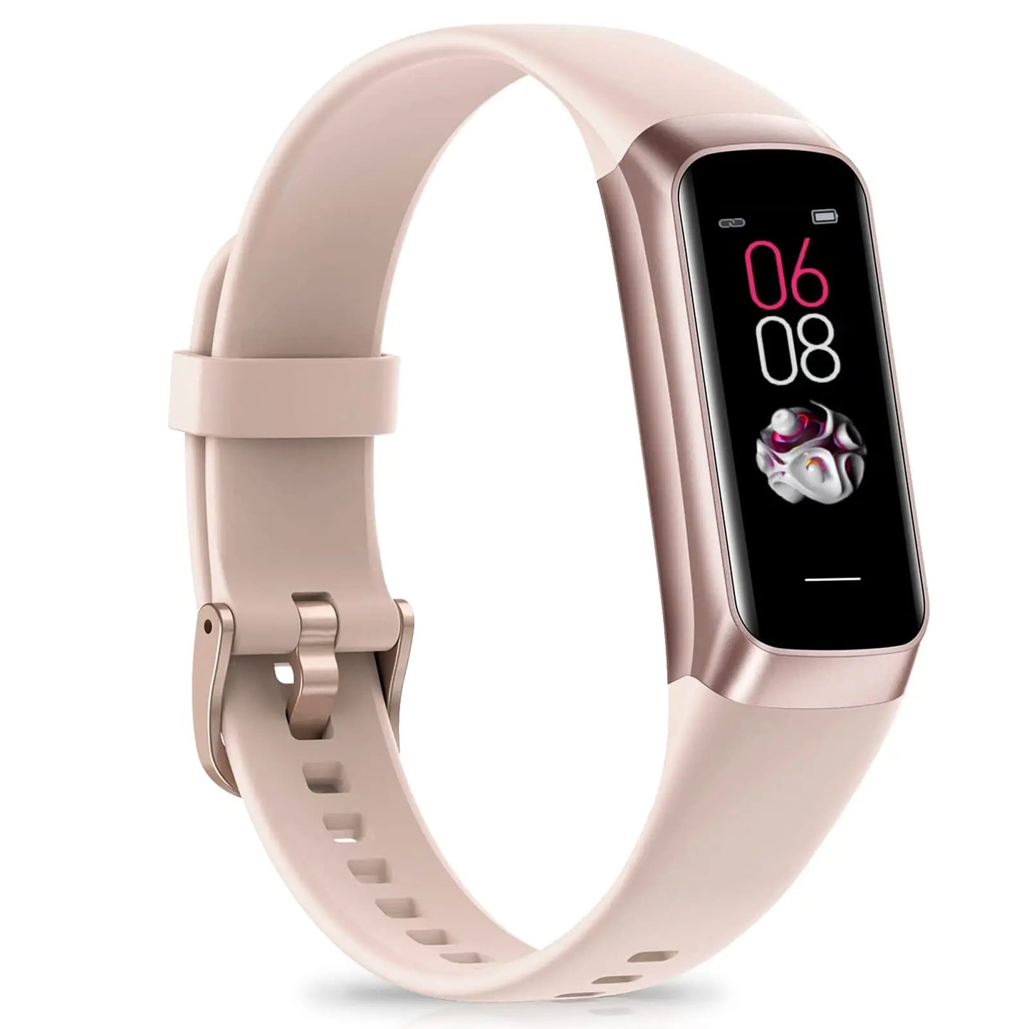 Fitness Tracker With 24 Hour Heart Rate, Blood Oxygen, Blood Pressure AMOLED