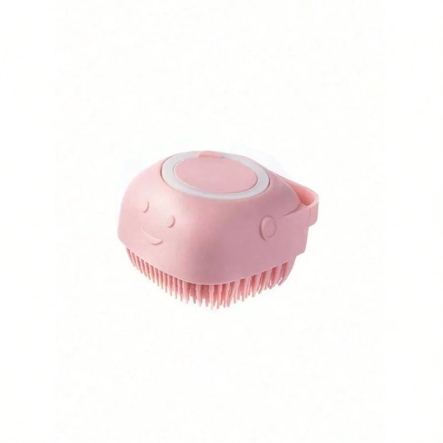 Pet Shampoo Brush for Dogs and Cats with Silicone Dispenser
