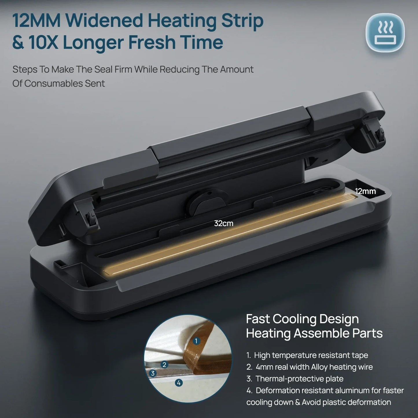 Vakumar VH1506 Vacuum Sealer Machine For Sous Vide
