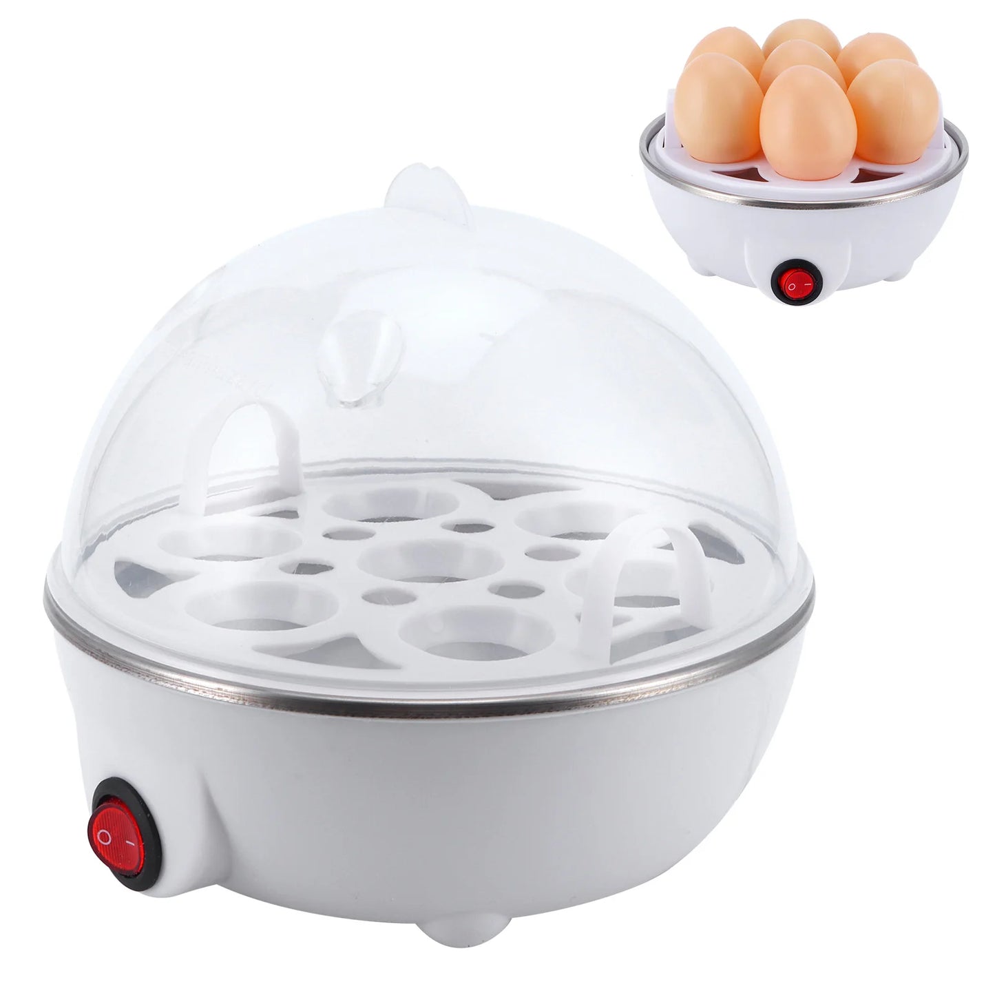 Romellar Egg Cooker Electric Multifunctional Egg Boiler Poacher