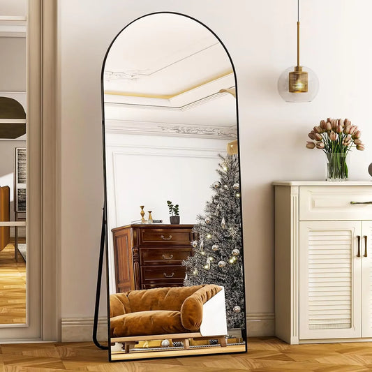 HARRITPURE Full Length Mirror With Aluminum Frame For Living Room