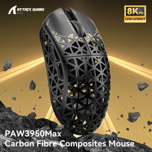 Attack Shark R5 Ultra Wireless Gaming Mouse PAW3950MAX Sensor