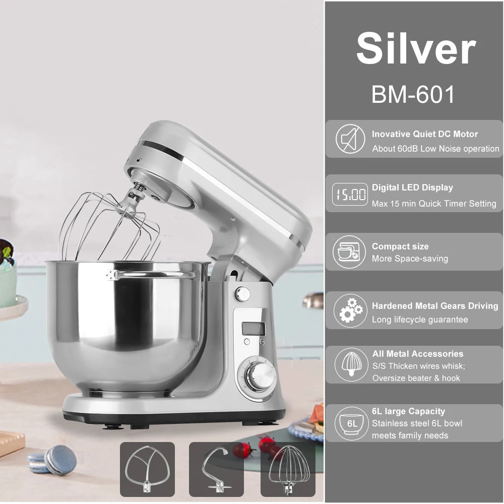 Biolomix Kitchen Stand Mixer With Blender And Quiet Motor