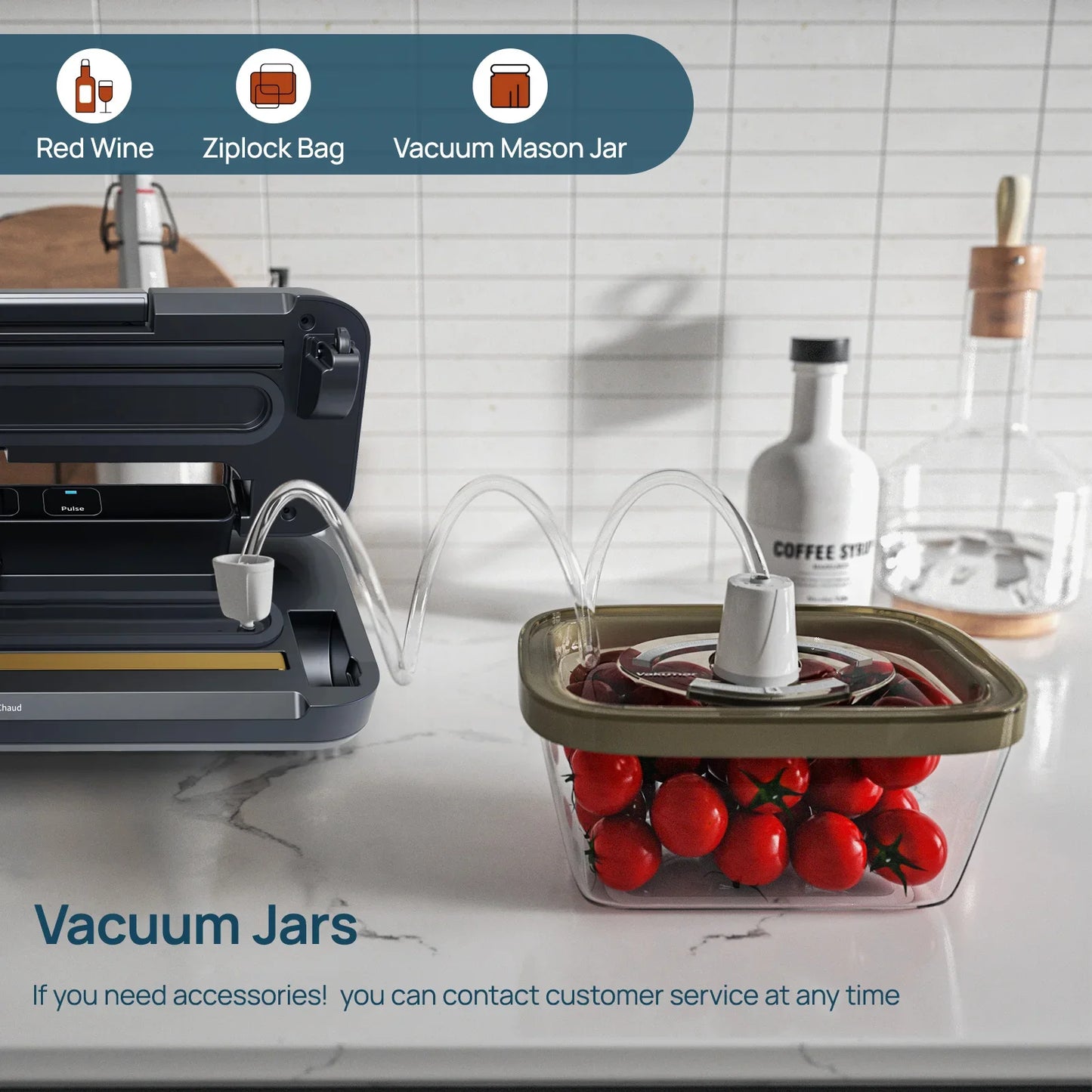 Vakumar VH1506 Vacuum Sealer Machine For Sous Vide