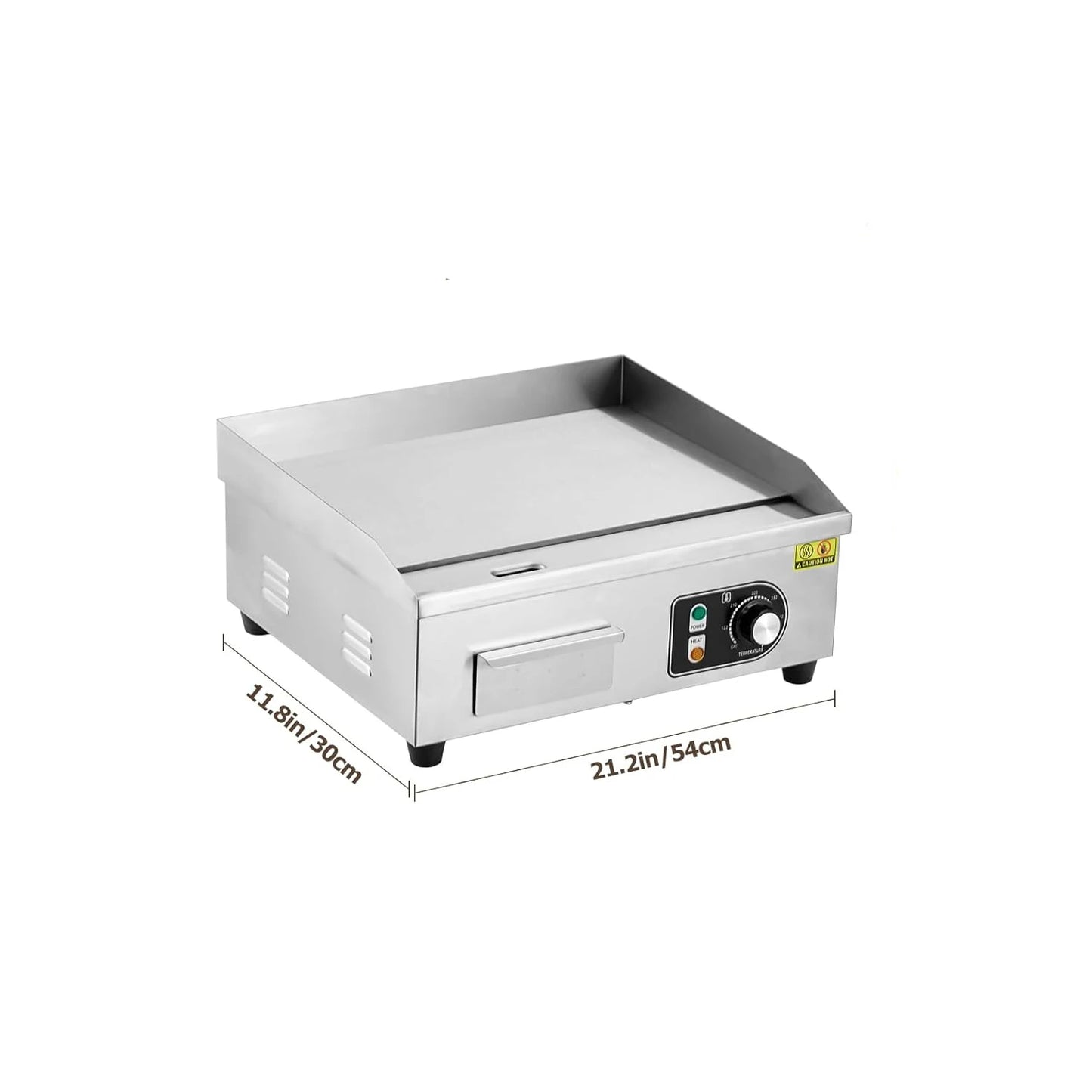 Acekool Electric Grill 3000W Countertop Teppanyaki Plate 110V