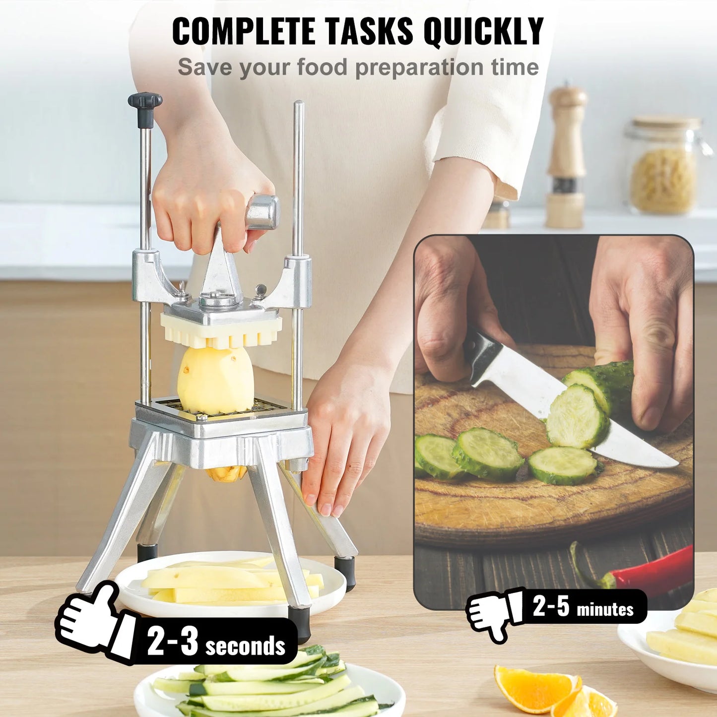 VEVOR Commercial Vegetable Dicer Cutter For Fruits And Vegetables