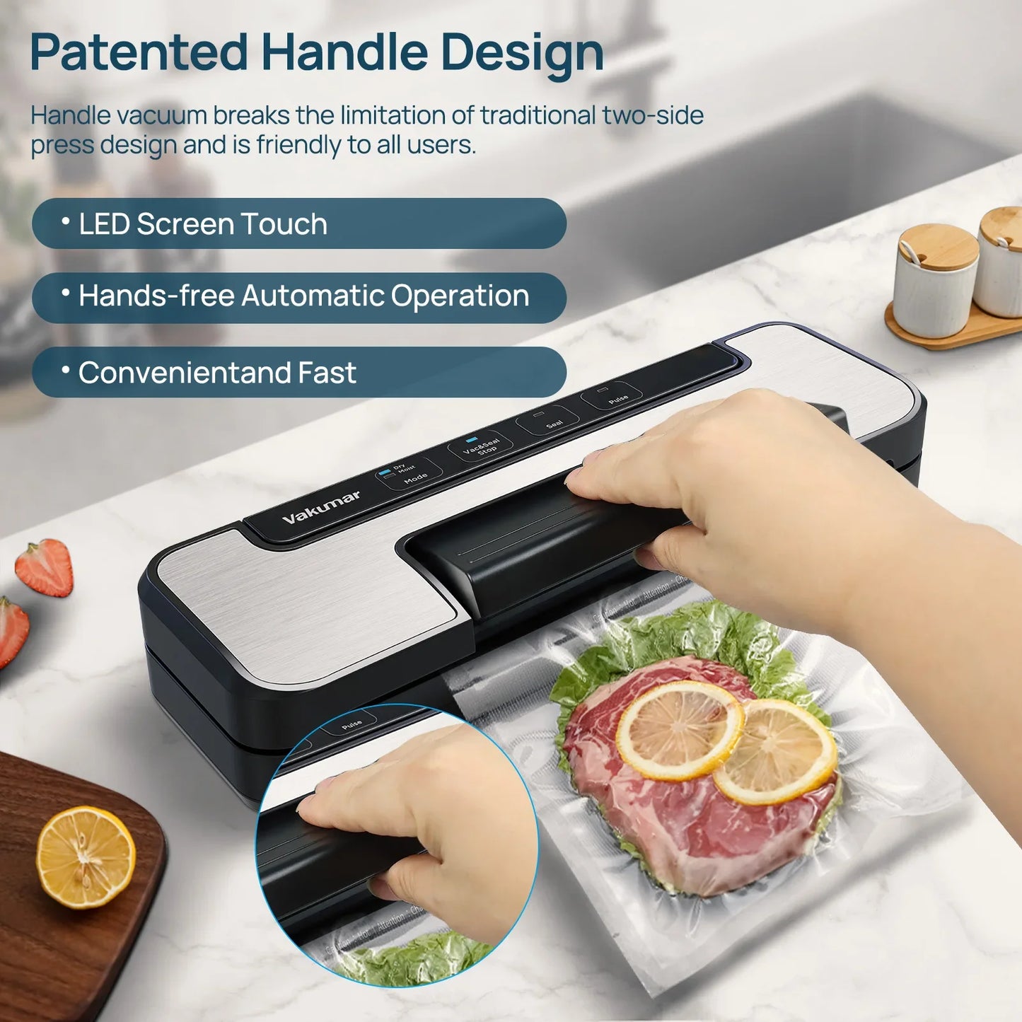 Vakumar VH1506 Vacuum Sealer Machine For Sous Vide