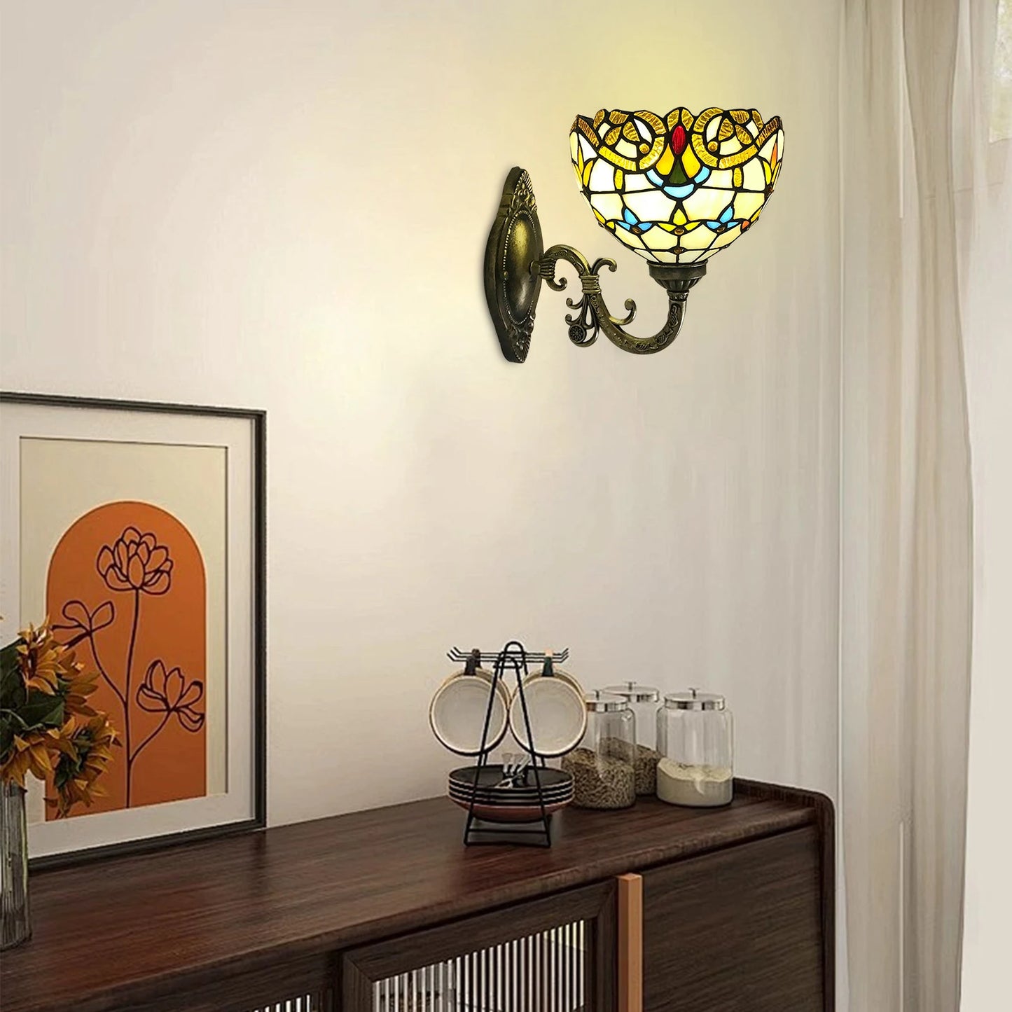 Vintage Style Wall Lamp Dome Light For Living Room