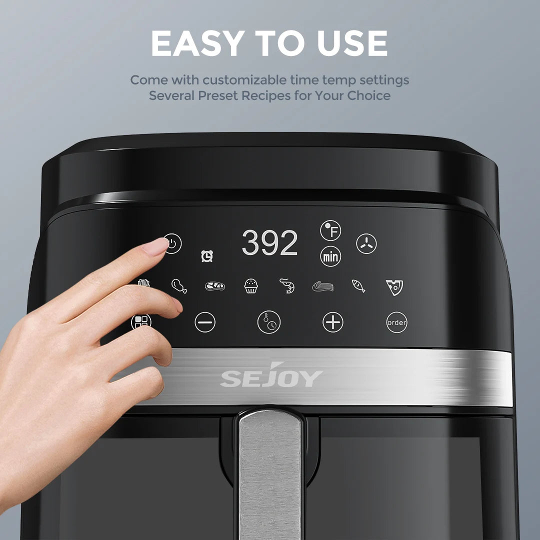 SEJOY 8-In-1 Air Fryer Oven Oilless Cooker For Healthier Meals