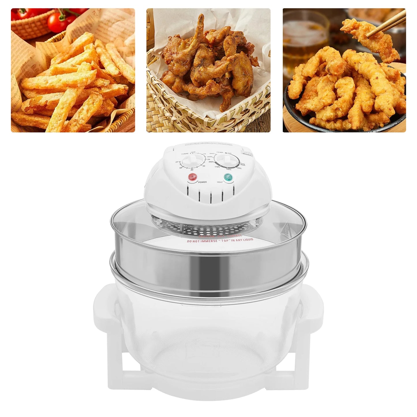 Visual Air Fryer With 360 Degree Hot Air Circulation