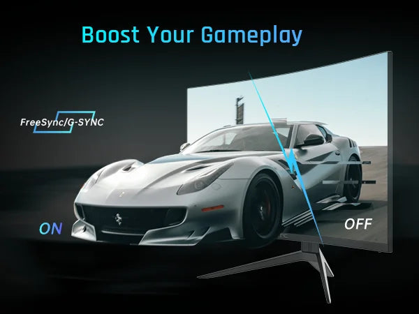 KTC Curved Gaming Monitor 180Hz 2K QHD HDR10 FreeSync GSync