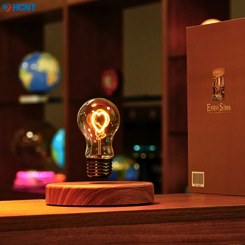 HCNT Levitating Bulb Lamp Magnetic Floating Desk Light