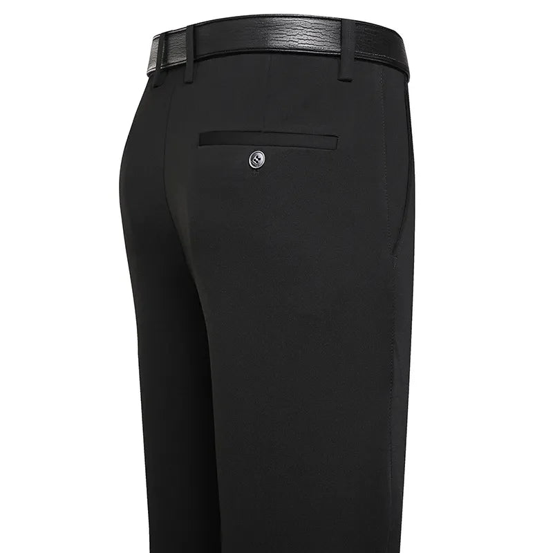 ENWEIGE Men Suit Pants Business Casual Trousers