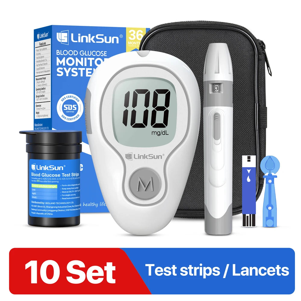 Linksun Blood Glucose Monitor G-425-1 Diabetes Testing Kit
