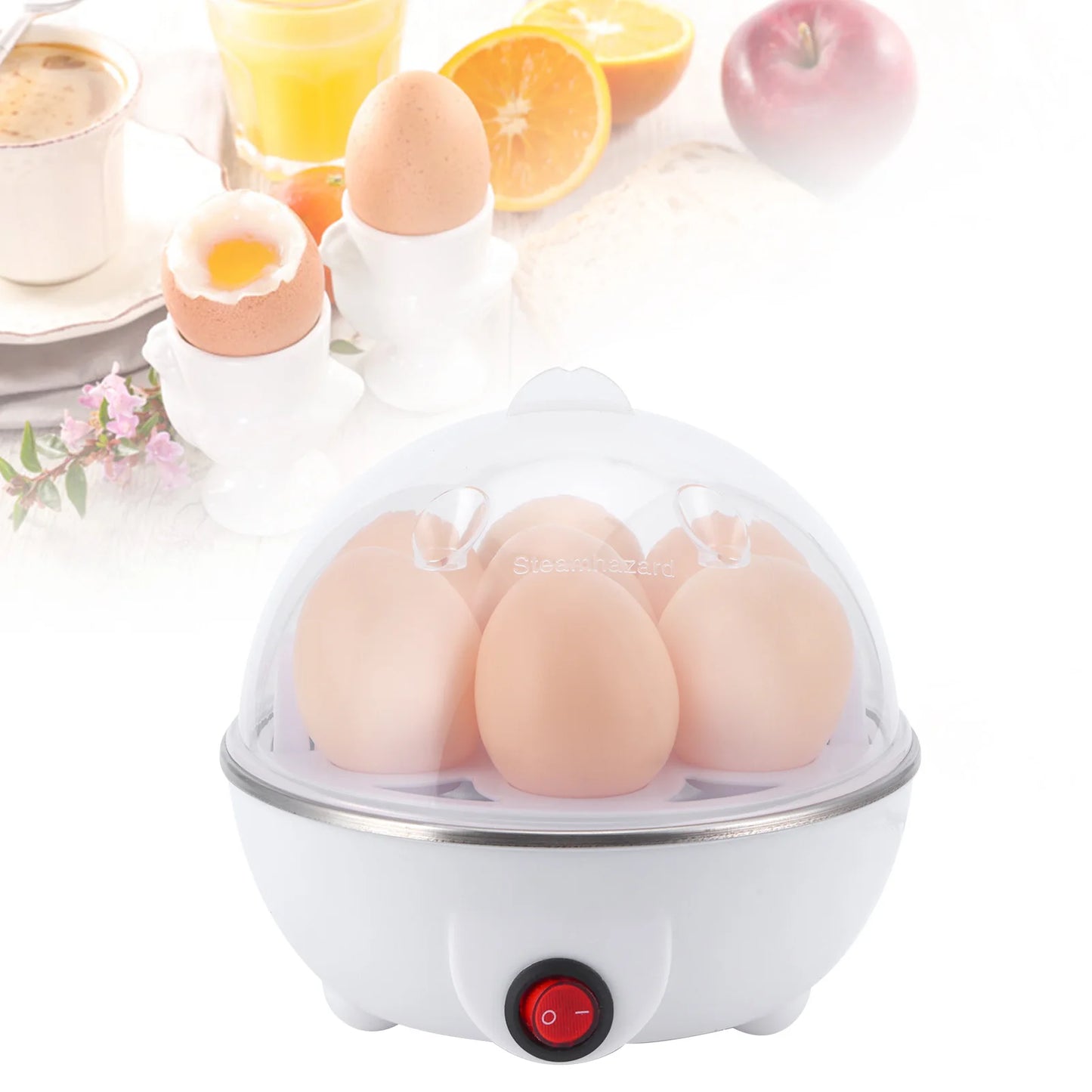 Romellar Egg Cooker Electric Multifunctional Egg Boiler Poacher
