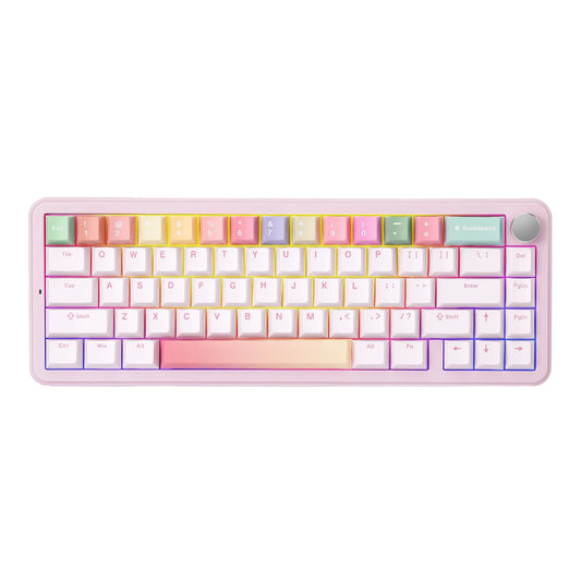 YUNZII B68 Wireless Mechanical Gaming Keyboard Tri Mode Hot Swappable
