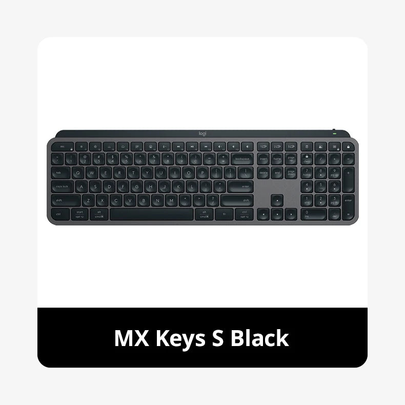 Logitech MX Keys S Wireless Bluetooth Keyboard Multi-Device Connection Backlit