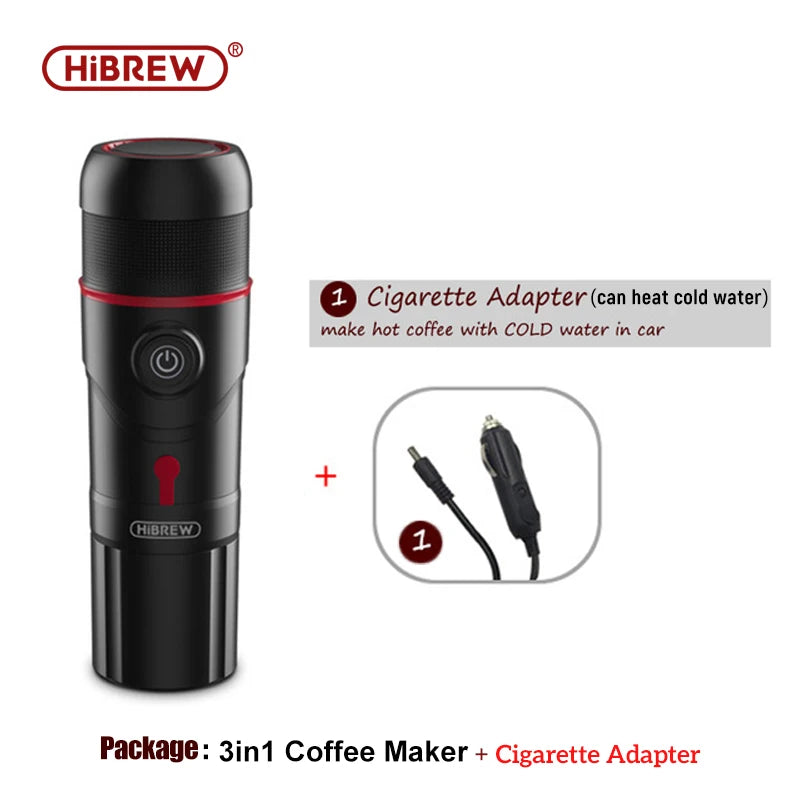 HiBREW Portable DC12V Espresso Coffee Maker For Car And Home