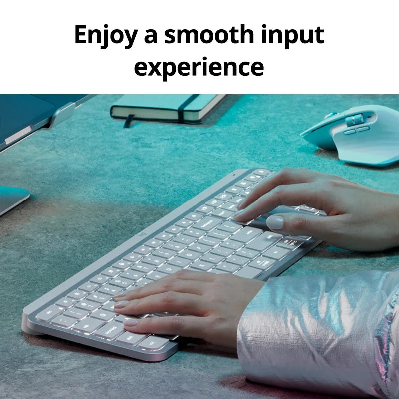 Logitech MX Keys S Wireless Bluetooth Keyboard Multi-Device Connection Backlit
