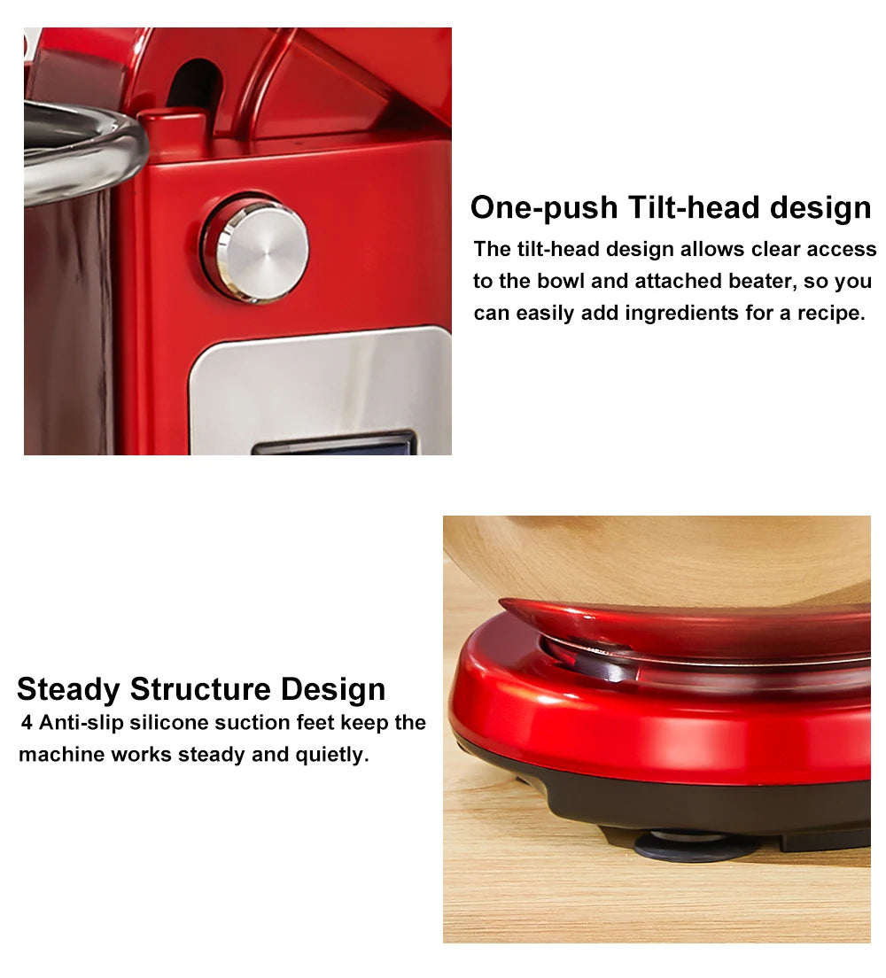 Biolomix Kitchen Stand Mixer With Blender And Quiet Motor